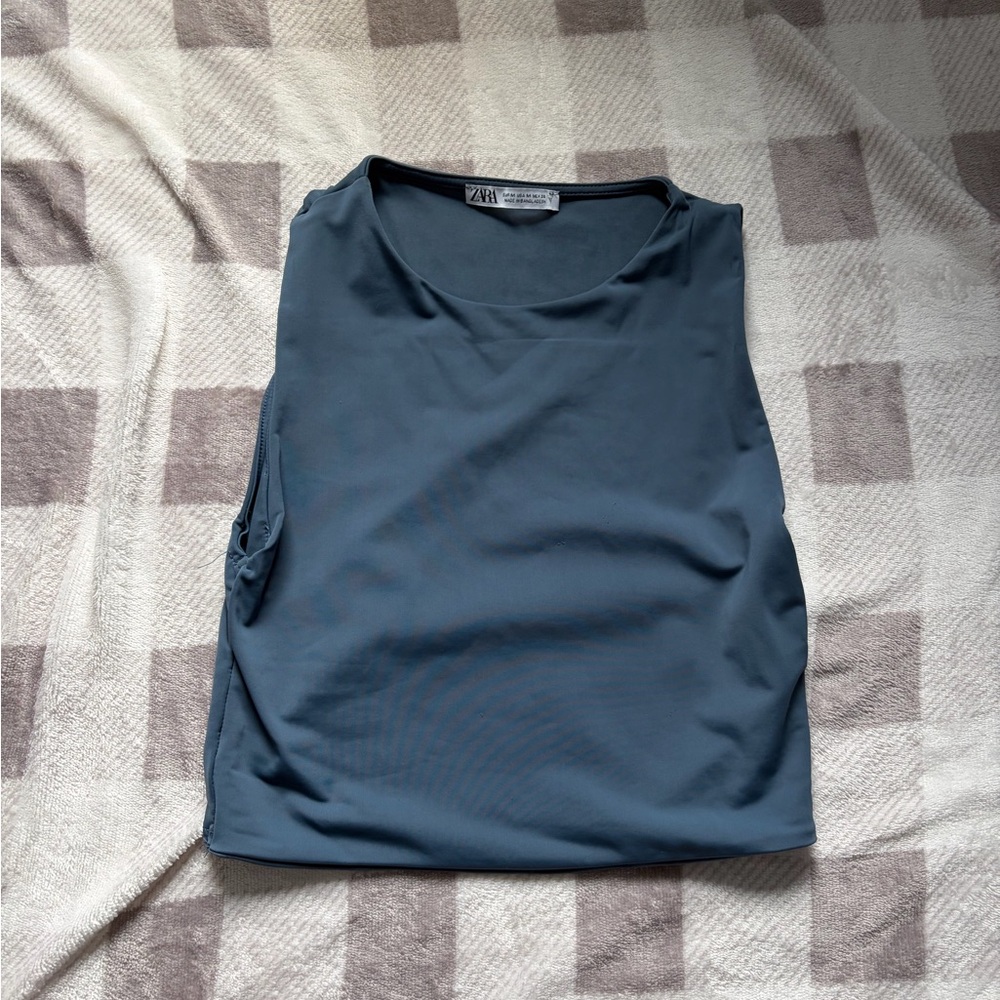 Zara Women's Slate Blue Tank Top